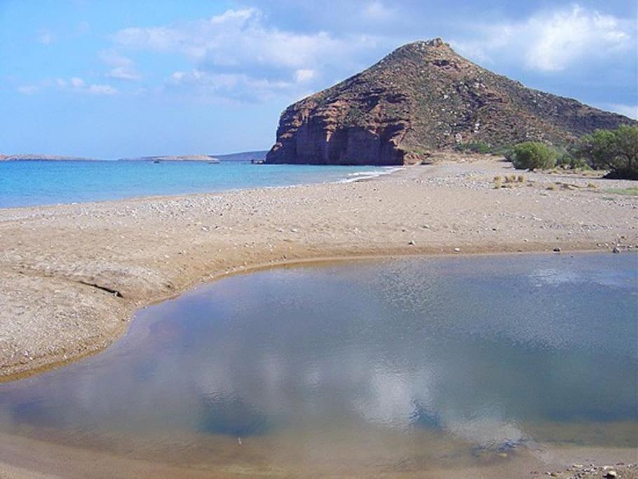 Studio At Beautiful Beach Kouremenos Appartement Anevato Buitenkant foto